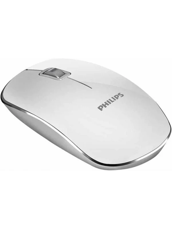 Philips Kablosuz Sessiz Optik Mouse 1600DPI Beyaz SPK7323WS