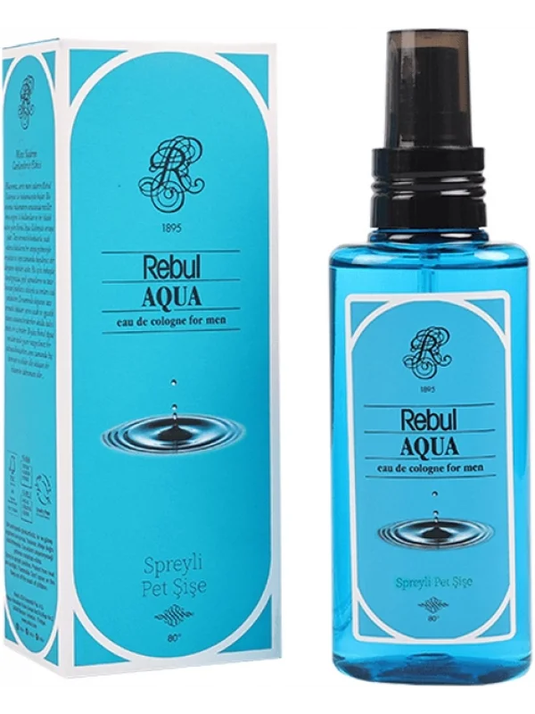 Rebul Aqua Kolonya, Pet Şişe Sprey, 125 ml