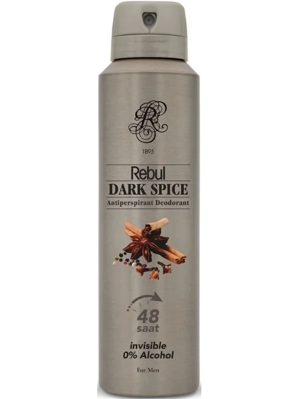 Rebul Dark Spice Erkek Deodorant 48 Saat Etkili 150 ml