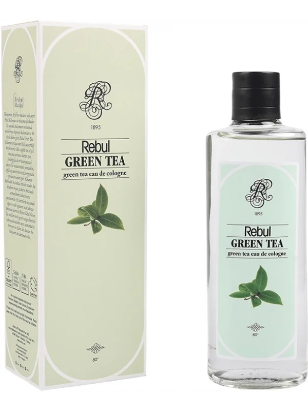 Rebul Green Tea Yeşil Çay Kolonya, Cam Şişe, 250 ml