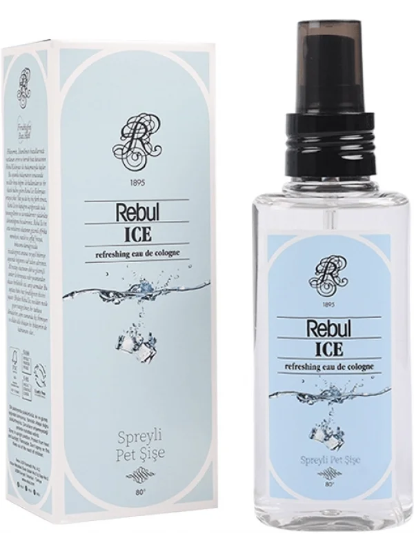 Rebul Ice Kolonya, Pet Şişe Sprey, 125 ml