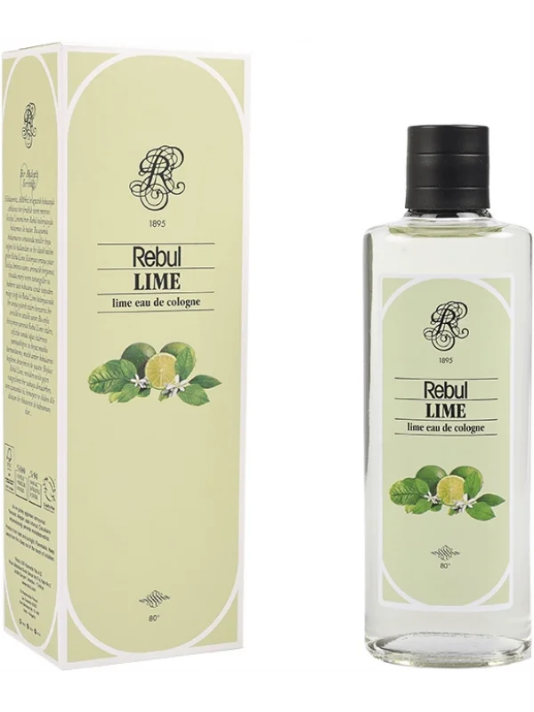 Rebul Lime Yeşil Limon Kolonyası, Cam Şişe, 250 ml