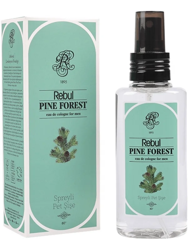 Rebul Pine Forest Orman Çamı Kolonya, Pet Şişe Sprey, 125 ml