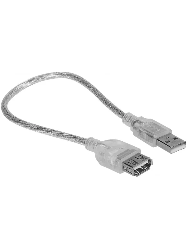 S-link USB 2.0 Uzatma Kablosu 30cm AM to AF Şeffaf | SL-AF30