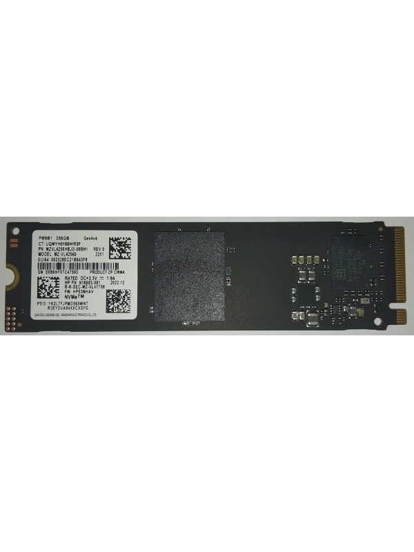 Samsung PM9B1 256 gb M2 Gen 4x4 Nvme 2280 SSD Disk MZ-VL42560 (Kutusuz)