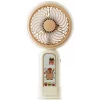 Asonic AFN20 Krem Taşınabilir USB Fan | 250mAh Şarjlı