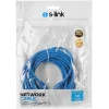 S-link SL-CAT605BL 5m Mavi Cat6 UTP Hazır Ethernet Kablosu