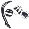 Alfais 4303 4 Pin Fan Çoklayıcı Y PWM Çoklayıcı Splitter Kablosu