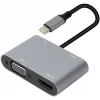Vcom Type-C Hub 5-in-1 HDMI VGA USB 3.0 100W PD Çevirici Adaptör | CU4511