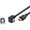 Hadron HDMI Kablo 1.5 Metre L Tip 90 Derece Altın Uçlu | HDX2016