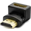 Hadron Hdmi Erkek-Dişi 90 Derece Açılı Adaptör L Tipi - HDX1258