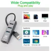 VCOM USB 3.0 to RJ45 Gigabit Ethernet ve 3 Port USB Hub | DH312B