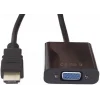 VCOM HDMI to VGA Dişi Çevirici Dönüştürücü Siyah | CG591-B-0.15