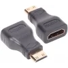VCOM Mini HDMI Erkek to HDMI Dişi Adaptör Altın Uçlu | CA316