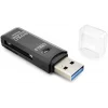 Hadron USB 3.0 Kart Okuyucu SD MicroSD 5 Gbps Hızlı Siyah | HDX7030