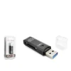 Hadron USB 3.0 Kart Okuyucu SD MicroSD 5 Gbps Hızlı Siyah | HDX7030