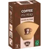 Coffee Filters Filtre Kahve Kağıdı 1x2 Brown No:2 80li Paket