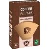 Coffee Filters Filtre Kahve Kağıdı 1x4 Brown No:4 40lı Paket