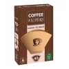 Coffee Filters Filtre Kahve Kağıdı 1x4 Brown No:4 40lı Paket