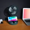 Everest Masaüstü Usb Fan Vantilatör, Şarj Edilebilir 800 mah, Yeşil EFN-605