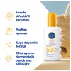 Nivea Sun SPF 50 Anında Koruma Vücut Güneş Spreyi 200ml, Güneş Alerjisine Karşı Etki, Hassas Cilt, UVA UVB