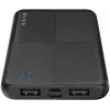 S-link 10000mAh Micro USB Type-C Giriş Çıkış Siyah Powerbank | IP-G12N