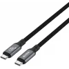 S-link 240W Type-C to Type-C Örgülü 8K 40Gbps Şarj Data Kablosu 1.2m | DCC-01