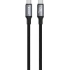 S-link 240W Type-C to Type-C Örgülü 8K 40Gbps Şarj Data Kablosu 1.2m | DCC-01