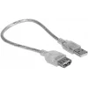 S-link USB 2.0 Uzatma Kablosu 30cm AM to AF Şeffaf | SL-AF30