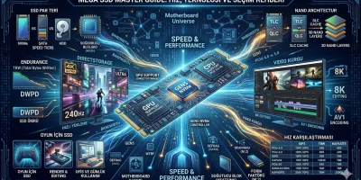 2026 SSD Satın Alma Rehberi: NVMe, Gen5 ve Depolama Teknolojileri