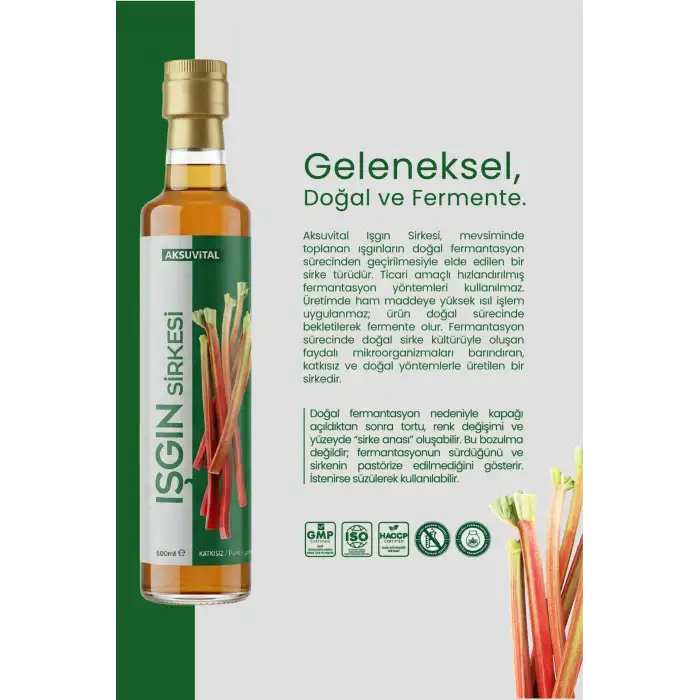 Aksuvital Işgın Sirkesi 500ml
