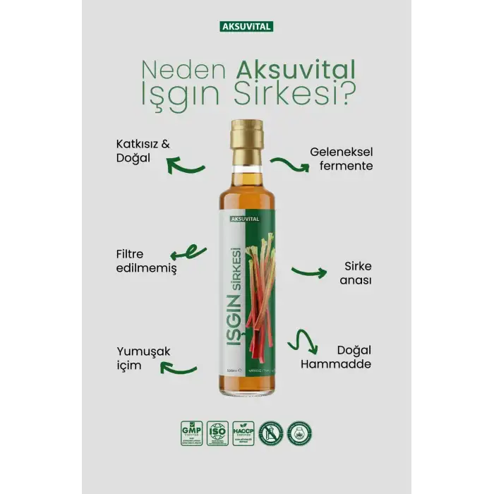 Aksuvital Işgın Sirkesi 500ml