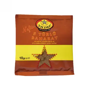 Yıldız 5 Türlü Baharat 10 Gr
