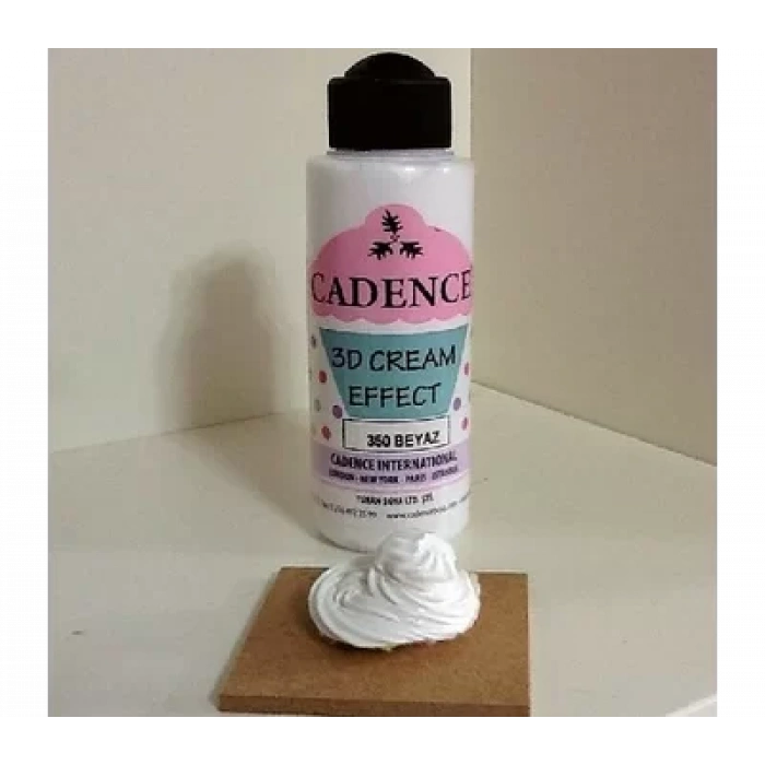 3D CREAM EFFECT 350 BEYAZ 120ML