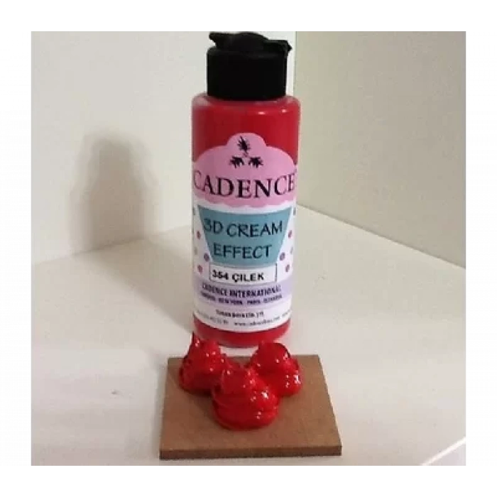 3D CREAM EFFECT 354 ÇİLEK KIRMIZI 120ML