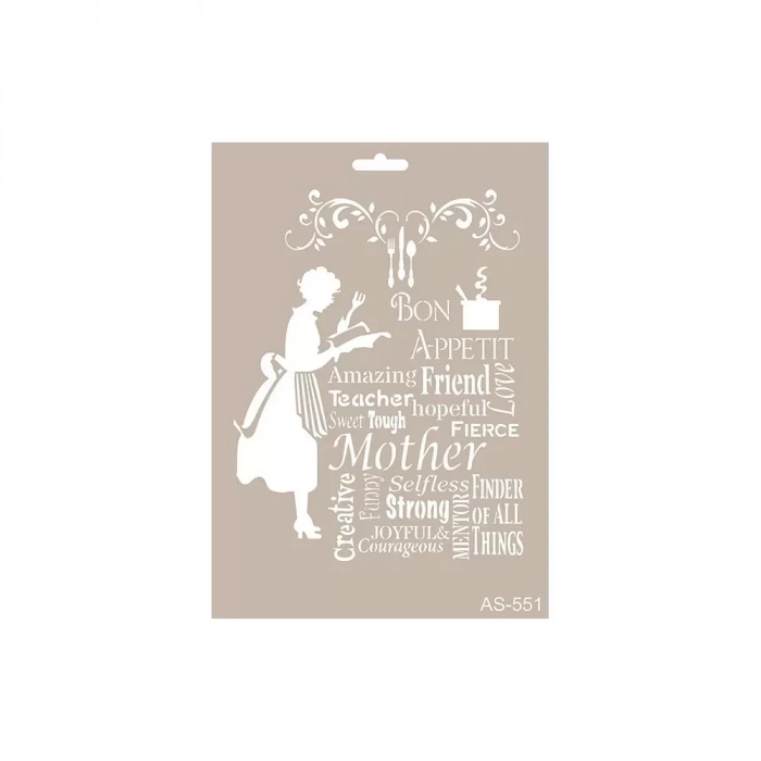 A4 SERİSİ STENCIL AS551 21X29