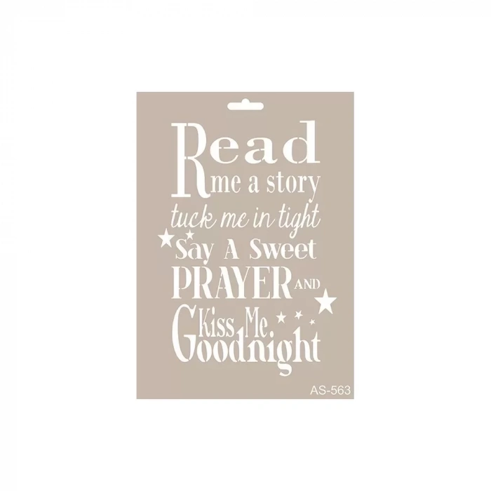 A4 SERİSİ STENCIL AS563 21X29