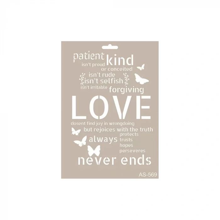 A4 SERİSİ STENCIL AS569 21X29