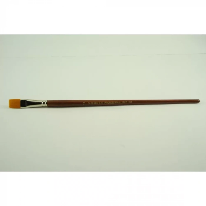 ALTIN SENTETİK UZUN YASSI UÇ FIRÇA CA-983 NO:14