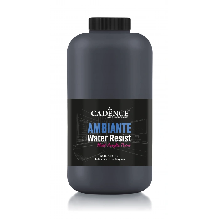 AMBIENTE SUYA DAY. AKR. BOYA AW-23 ANTRASİT SİYAH 2000ML + KATALİZÖR 80GR