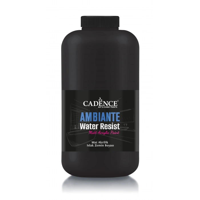 AMBIENTE SUYA DAY. AKR. BOYA AW-24 SİYAH 2000ML + KATALİZÖR 80GR