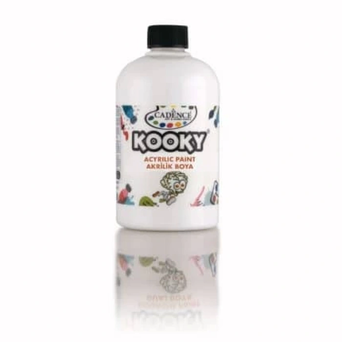 CADENCE KOOKY AKRİLİK BOYA 0001 BEYAZ 500ML