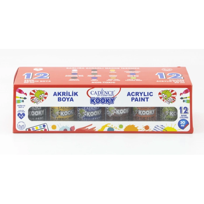 CADENCE KOOKY AKRİLİK BOYA SET2 12X30ML