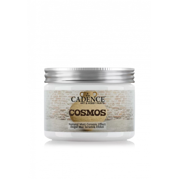 COSMOS DOĞAL MAT SERAMİK EFEKT CS-01 BEYAZ 150 ML