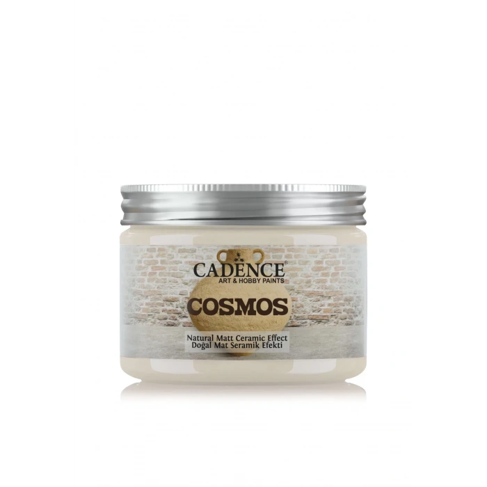 COSMOS DOĞAL MAT SERAMİK EFEKT CS-02 EKRU 150 ML