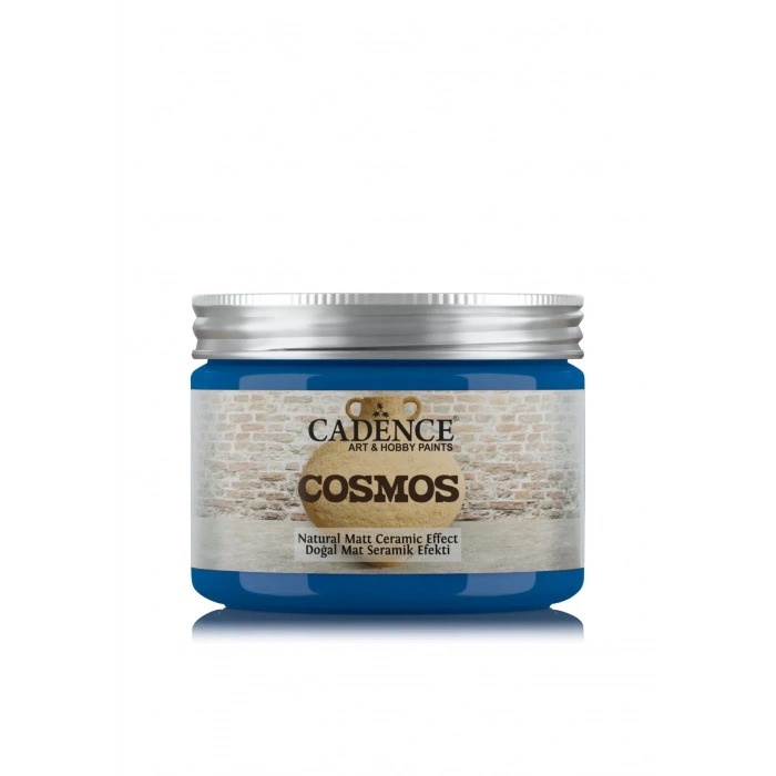 COSMOS DOĞAL MAT SERAMİK EFEKT CS-06 ROYAL MAVİ 150 ML