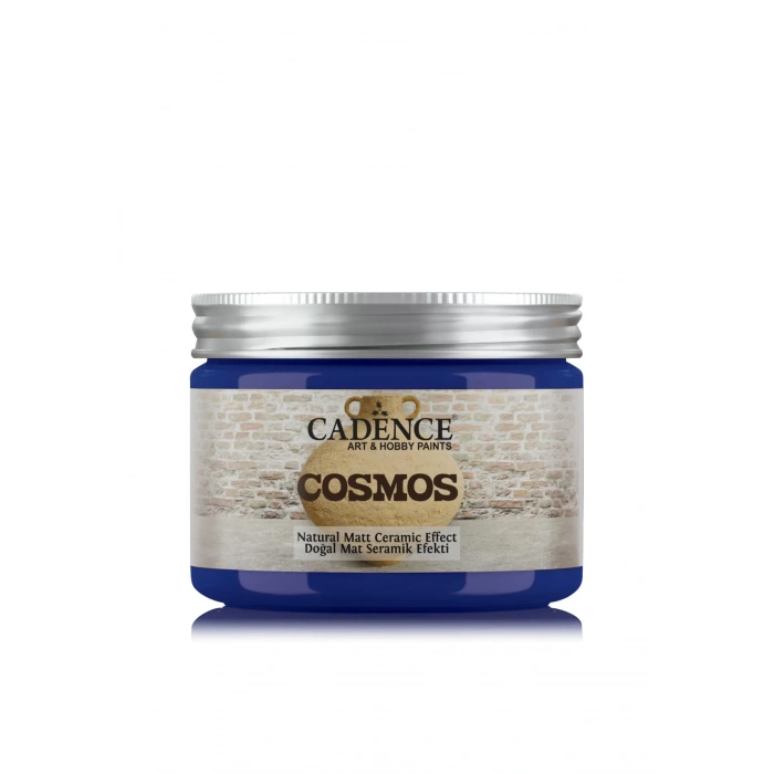 COSMOS DOĞAL MAT SERAMİK EFEKT CS-07 ULTRAMARİN MAVİ 150 ML