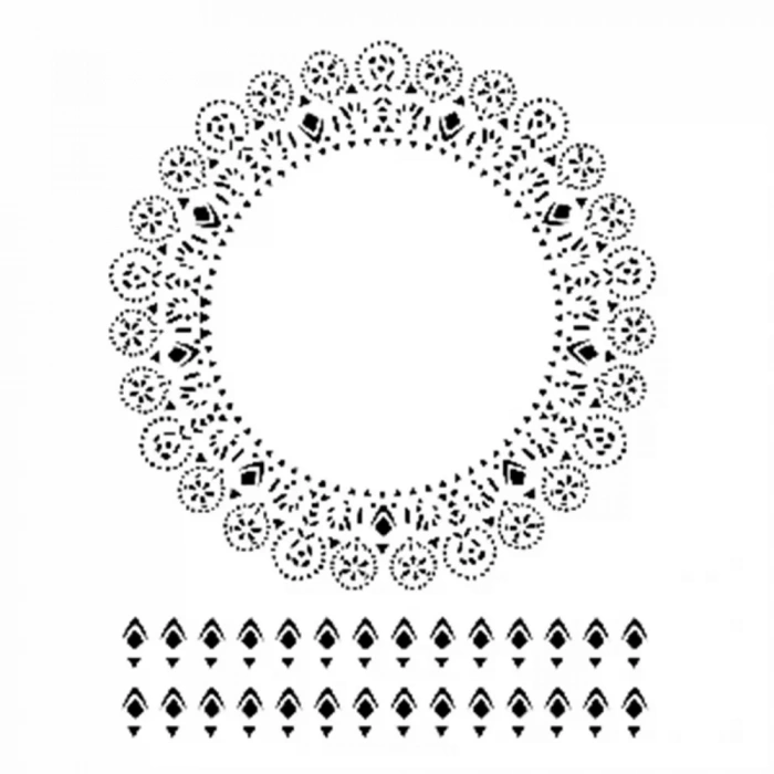 DANTEL SERİSİ STENCIL DS06 25X35
