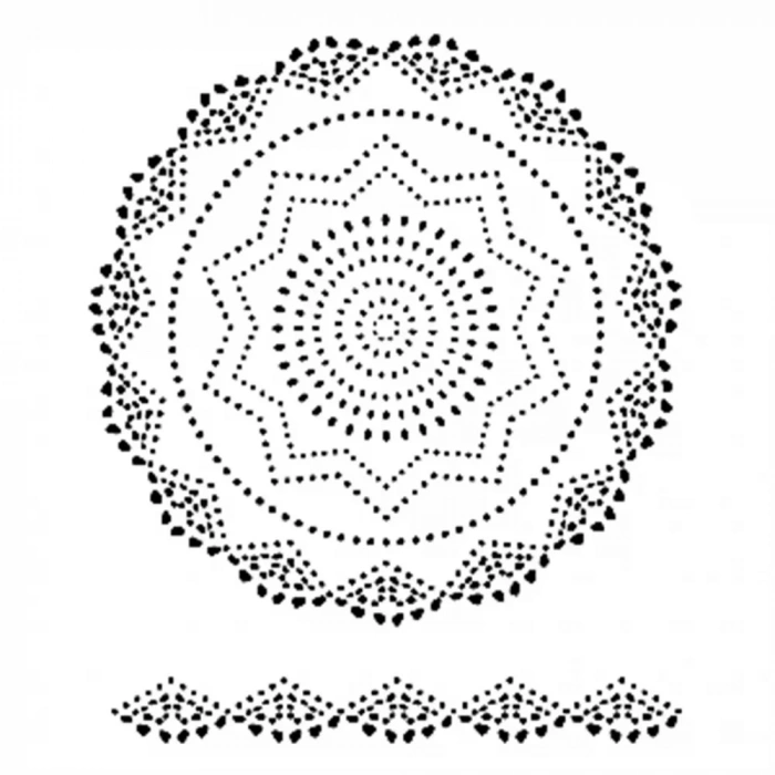 DANTEL SERİSİ STENCIL DS07 25X35