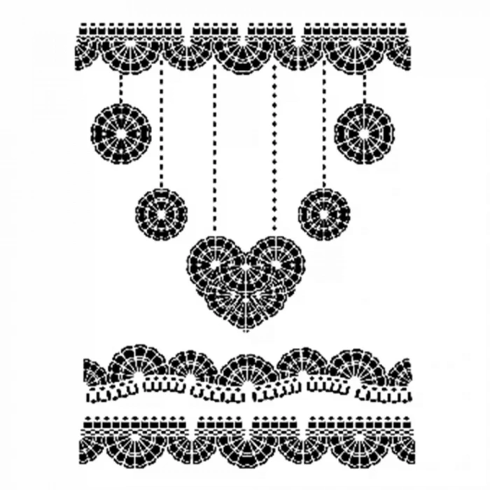 DANTEL SERİSİ STENCIL DS12 25X35